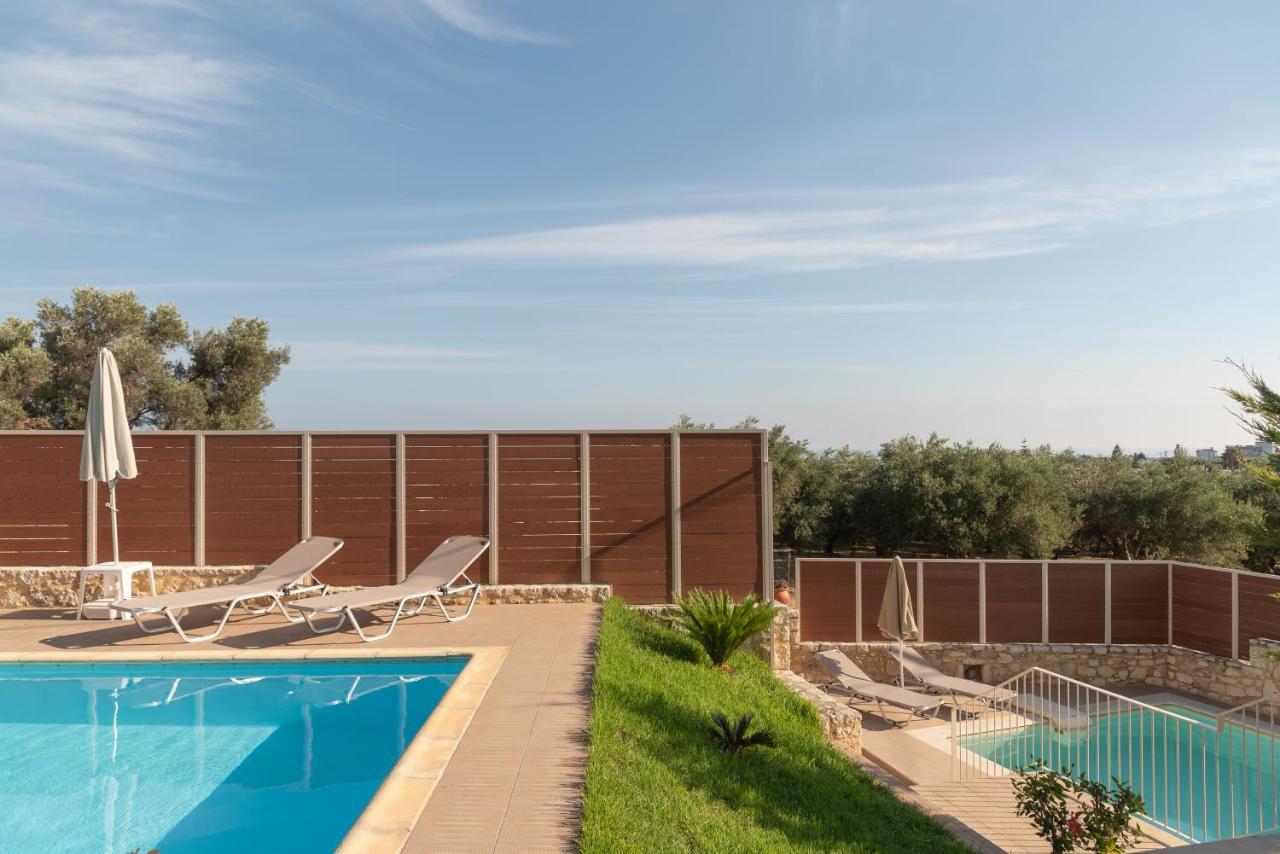 Family Rousa In Rethymno With Pool, Bbq And Kids Area * Loutra