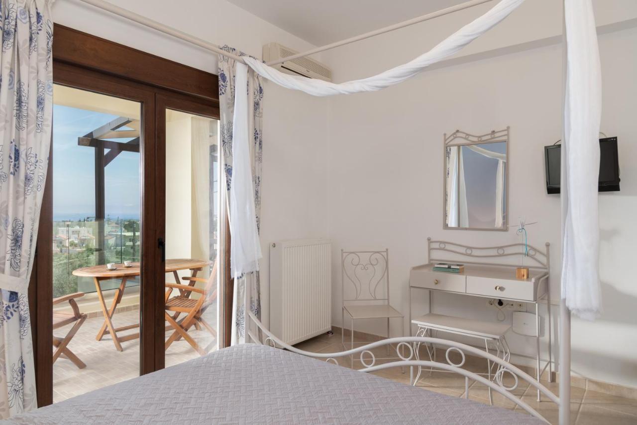 Family Rousa In Rethymno With Pool, Bbq And Kids Area Loutra